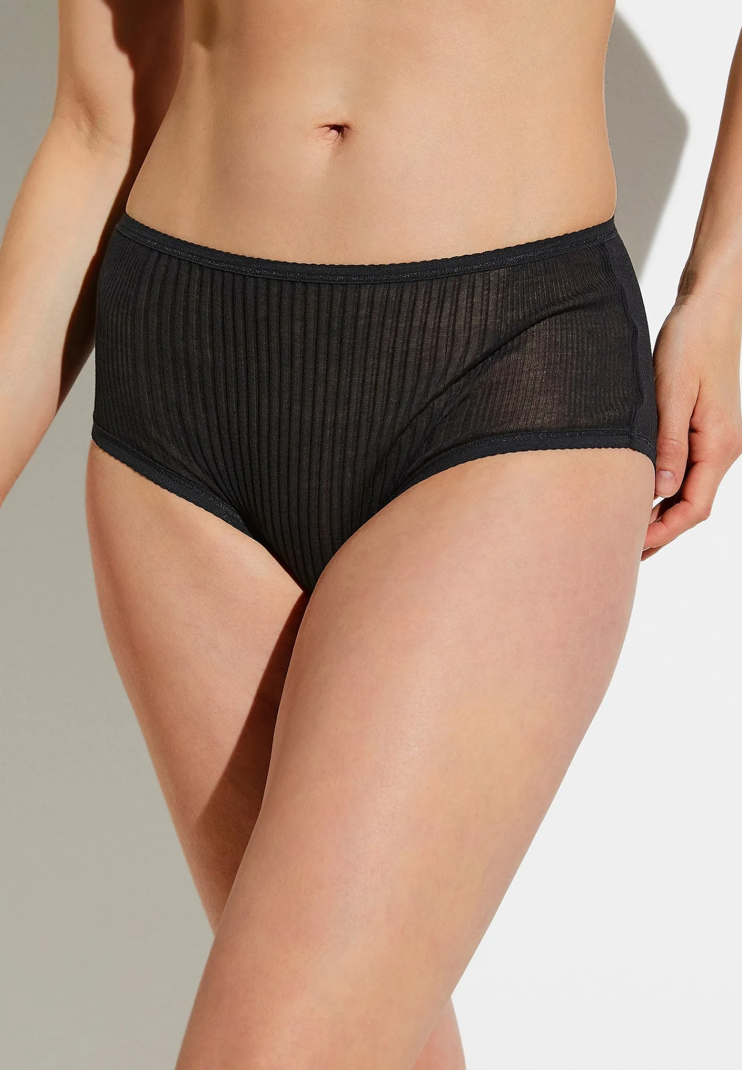 Richelieu|Slips-Zimmerli RichelieuHipster - black