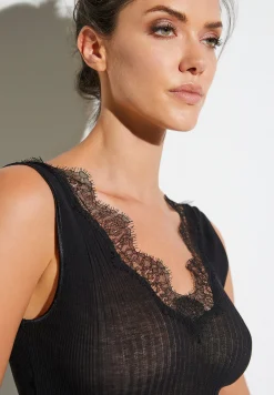 Richelieu|Tops-Zimmerli RichelieuTop - black