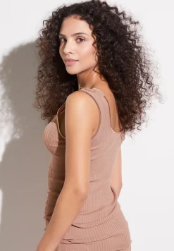 Richelieu|Tops-Zimmerli RichelieuTop - powder rose