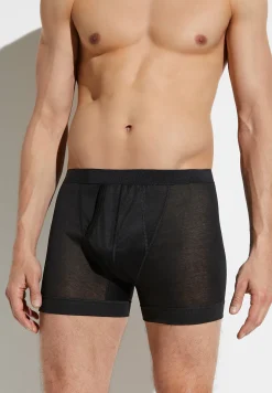 Royal Classic|Caleçons Et Boxer Briefs-Zimmerli Royal ClassicBoxer - noirSuper fins