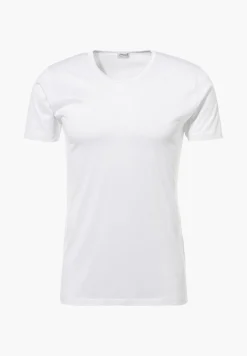 Royal Classic|T-Shirts-Zimmerli Royal ClassicT-Shirt à manches courtes - blancSuper fins