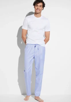 Pantalons|Pantalons-Zimmerli Sea Island WovenPantalon - blue