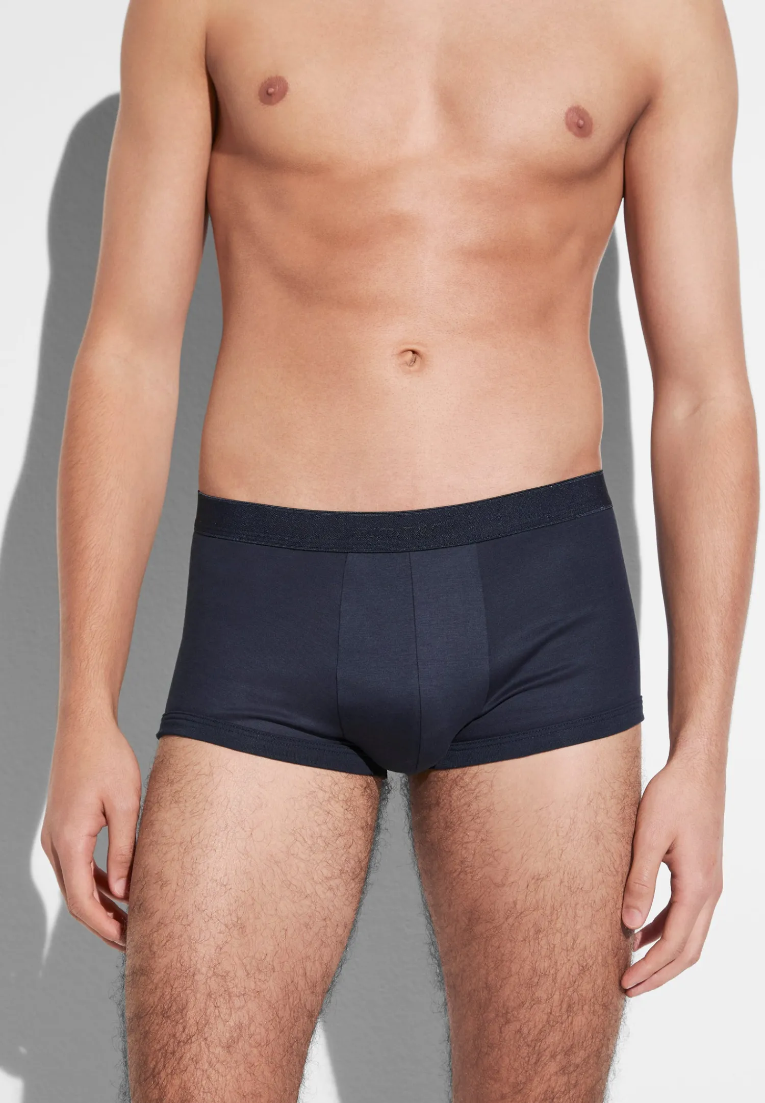 Sea Island|Caleçons Et Boxer Briefs-Zimmerli Sea IslandBoxer Trunk - navy