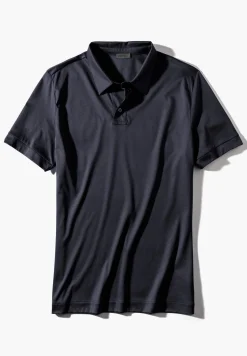 Sea Island|Polos-Zimmerli Sea IslandPolo à manches courtes - navy