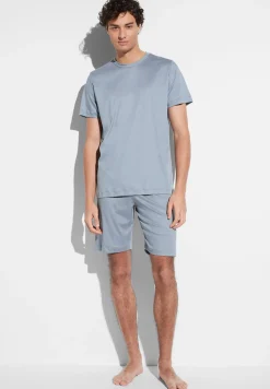 Sea Island|Pyjamas-Zimmerli Sea IslandPyjama court - smoky blue