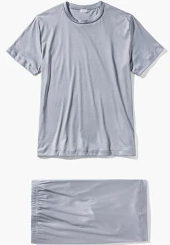 Sea Island|Pyjamas-Zimmerli Sea IslandPyjama court - smoky blue