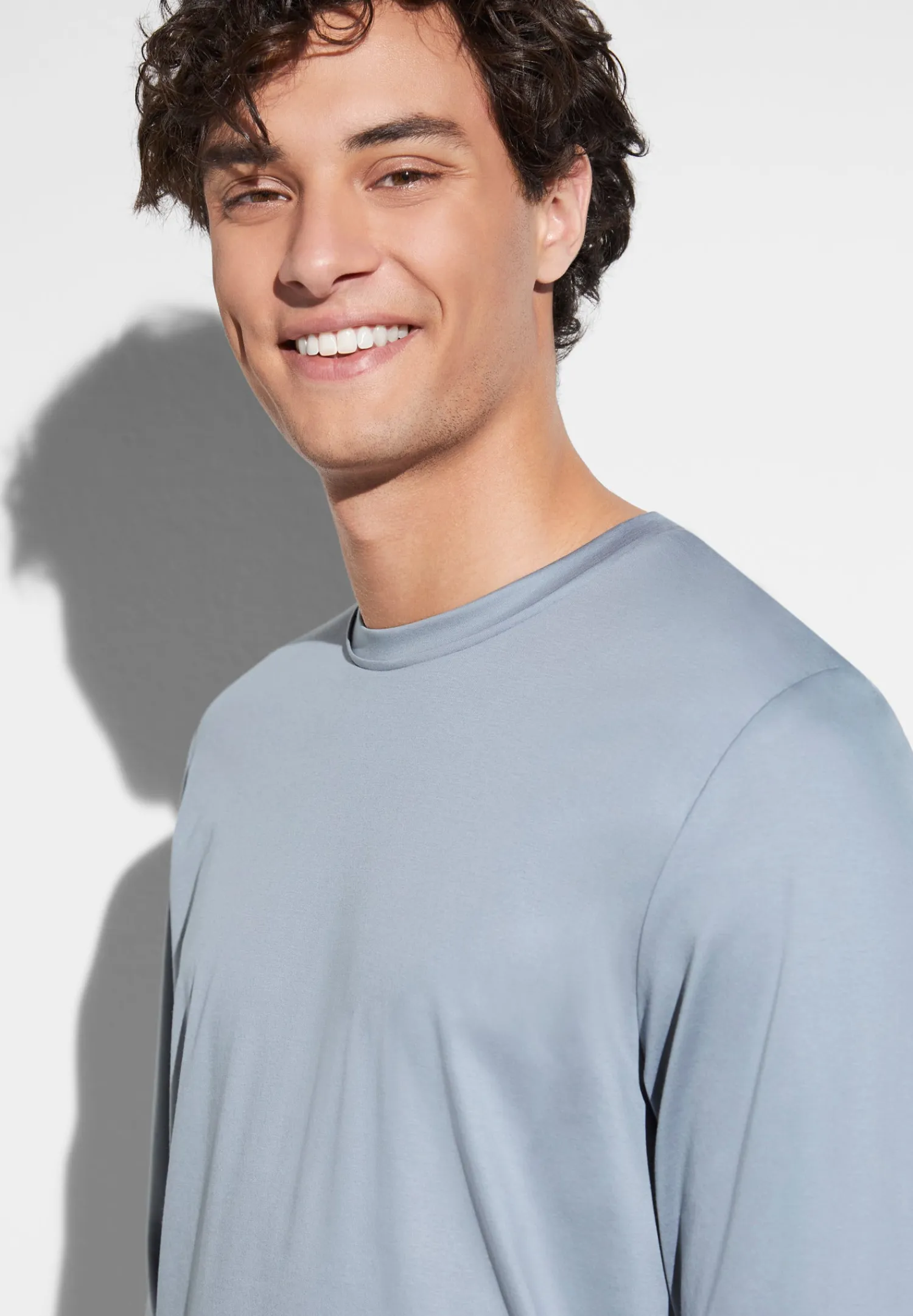 Sea Island|Pyjamas-Zimmerli Sea IslandPyjama longues - smoky blue