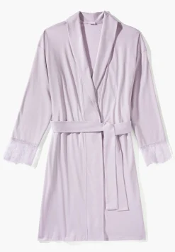 Sea Island|Peignoirs-Zimmerli Sea IslandRobe de chambre courte - lilac