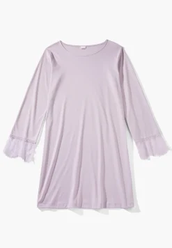 Sea Island|T-Shirts À Manches Longues-Zimmerli Sea IslandTee-shirt de nuit manches longues - lilac