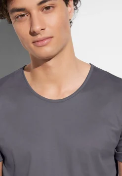 Sea Island|T-Shirts-Zimmerli Sea IslandT-Shirt à manches courtes - dark grey