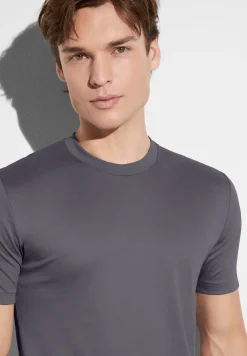 Sea Island|T-Shirts-Zimmerli Sea IslandT-Shirt à manches courtes - dark grey