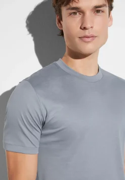 Sea Island|T-Shirts-Zimmerli Sea IslandT-Shirt à manches courtes - smoky blue