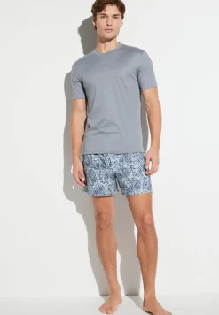 Sea Island|T-Shirts-Zimmerli Sea IslandT-Shirt à manches courtes - smoky blue
