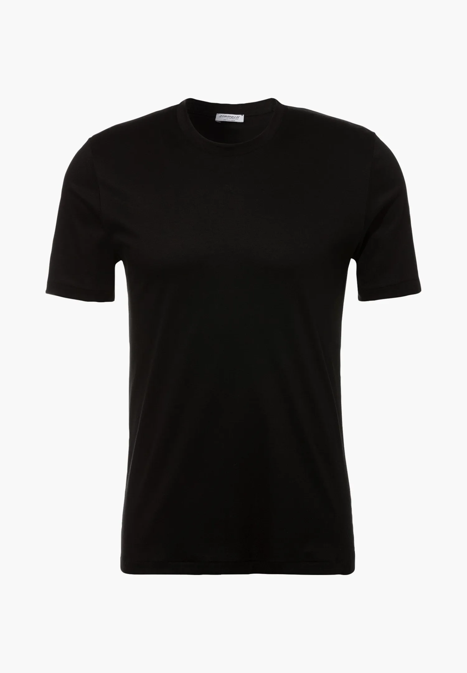 Sea Island|T-Shirts-Zimmerli Sea IslandT-Shirt à manches courtes, col rond - noir