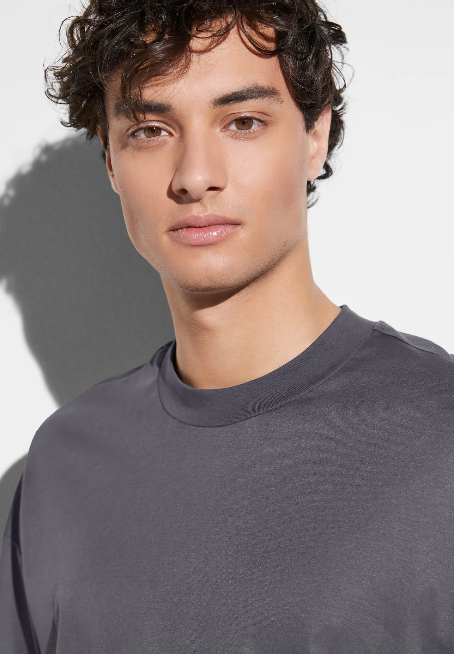 Sea Island|T-Shirts Manches Longues-Zimmerli Sea IslandT-Shirt à manches longues - dark grey