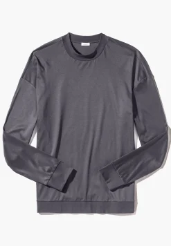 Sea Island|T-Shirts Manches Longues-Zimmerli Sea IslandT-Shirt à manches longues - dark grey