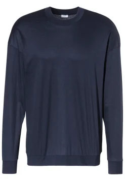 Sea Island|T-Shirts Manches Longues-Zimmerli Sea IslandT-Shirt à manches longues - navy