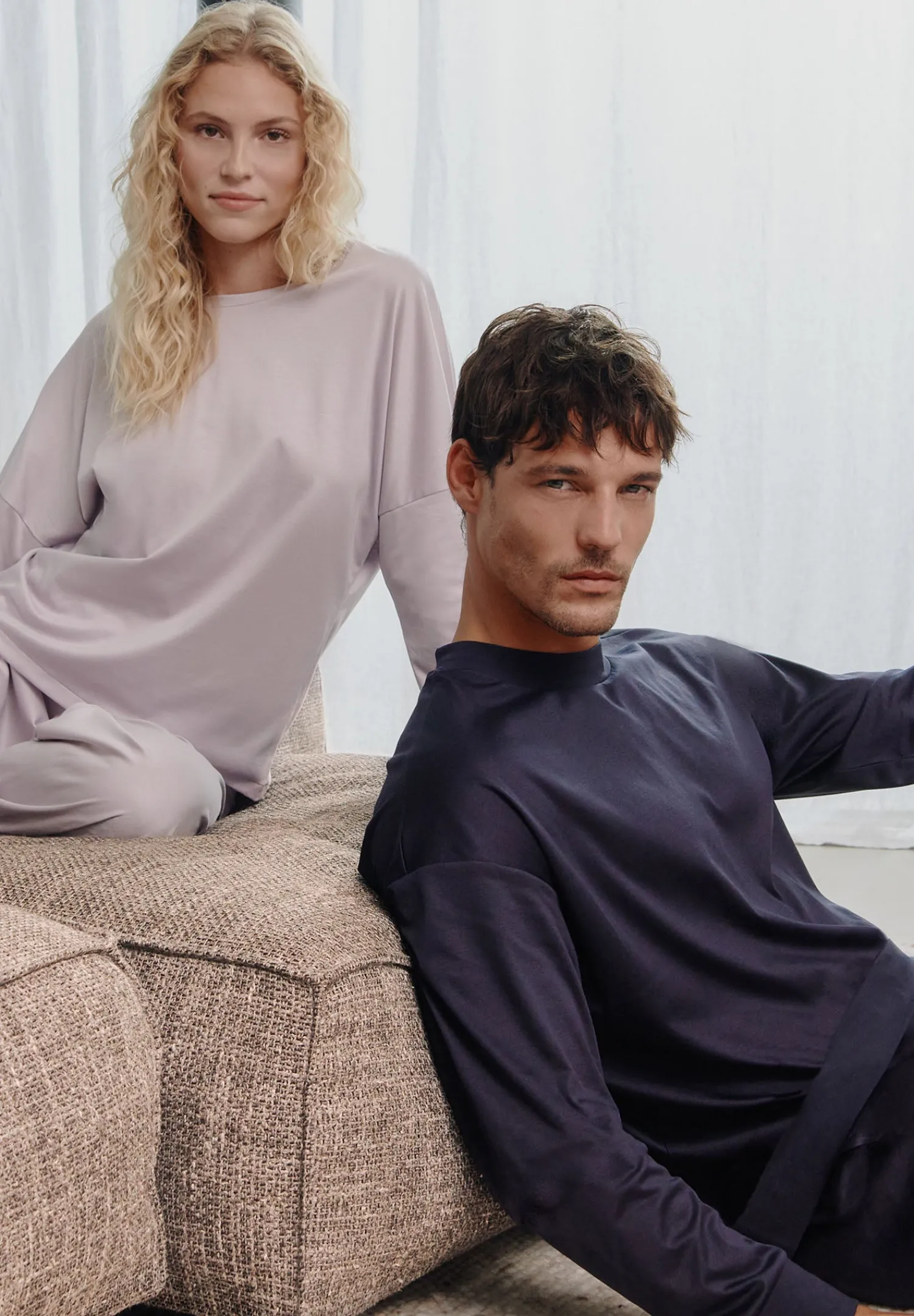 Sea Island|T-Shirts À Manches Longues-Zimmerli Sea IslandT-Shirt à manches longues - lilac