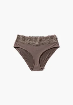 Slips-Zimmerli Sensual FashionSlip - olive brown