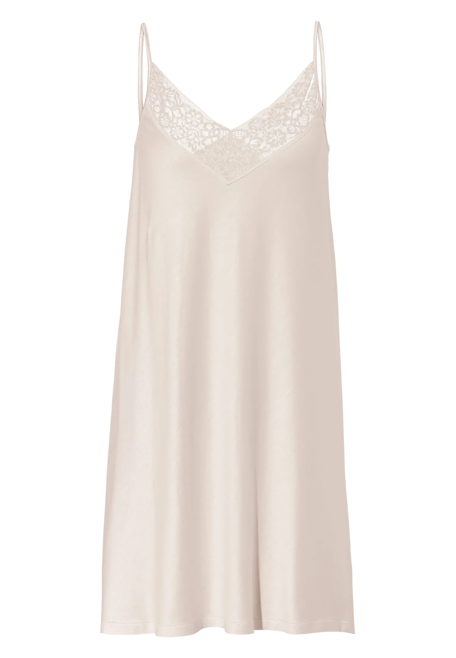 Chemises De Nuit-Zimmerli Silk DreamsChemise de nuit bretelles spaghetti - vanilla