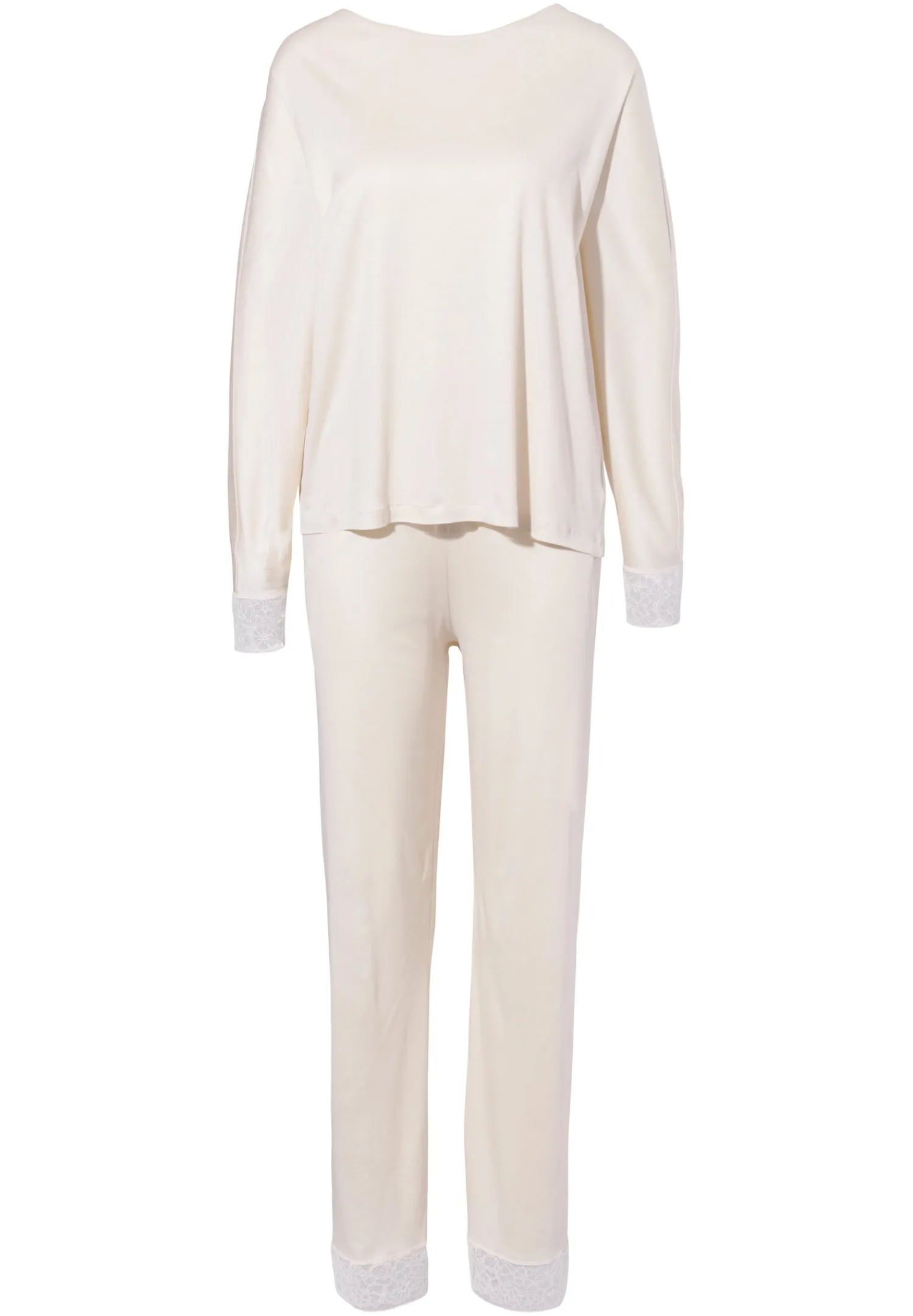 Pyjamas-Zimmerli Silk DreamsPyjama longues - vanilla
