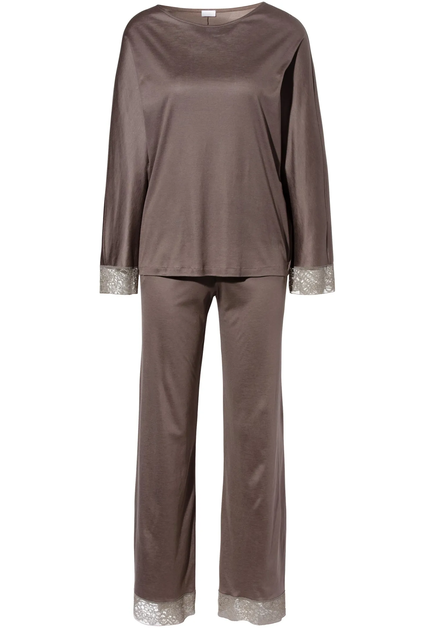 Pyjamas-Zimmerli Silk DreamsPyjama longues - olive brown