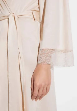 Peignoirs-Zimmerli Silk DreamsRobe de chambre courte - vanilla