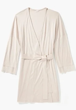 Peignoirs-Zimmerli Silk DreamsRobe de chambre courte - vanilla
