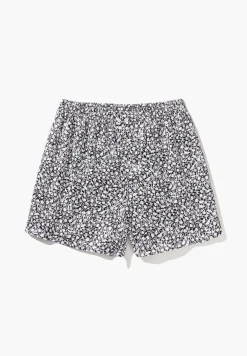 Silk Nightwear|Boxershorts-Zimmerli Silk NightwearBoxer Shorts - black-white