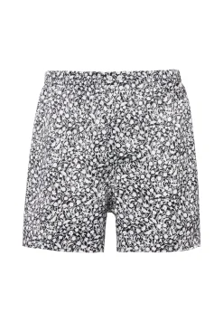 Silk Nightwear|Boxershorts-Zimmerli Silk NightwearBoxer Shorts - black-white