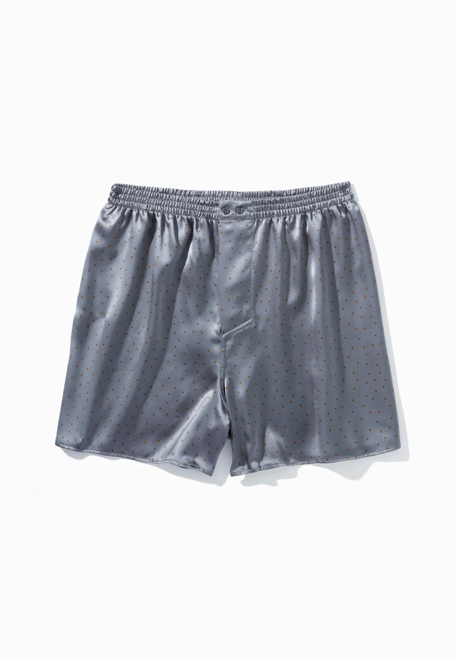 Silk Nightwear|Boxershorts-Zimmerli Silk NightwearBoxer Shorts - brown dots