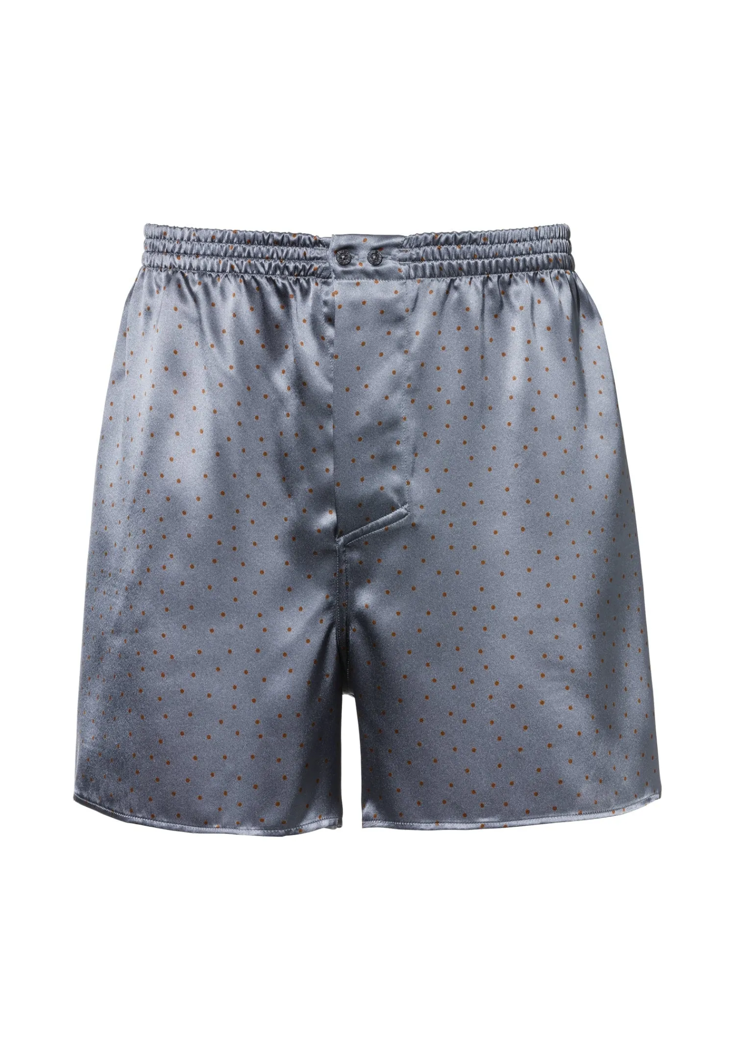 Silk Nightwear|Boxershorts-Zimmerli Silk NightwearBoxer Shorts - brown dots