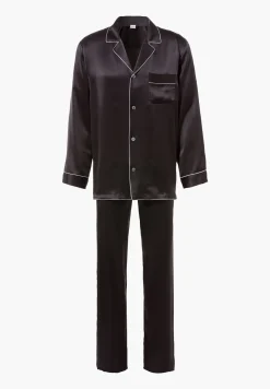 Silk Nightwear|Pyjamas-Zimmerli Silk NightwearPyjama longues - anthrazit