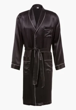 Silk Nightwear|Peignoirs-Zimmerli Silk NightwearRobe de chambre longue - anthrazit