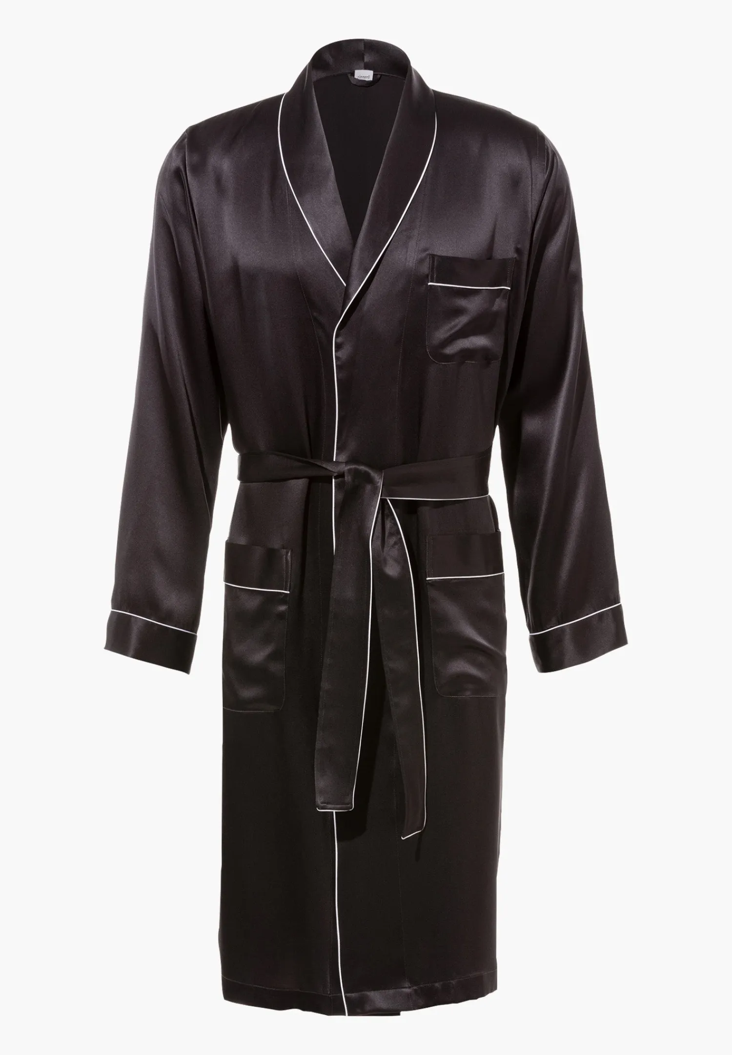 Silk Nightwear|Peignoirs-Zimmerli Silk NightwearRobe de chambre longue - anthrazit