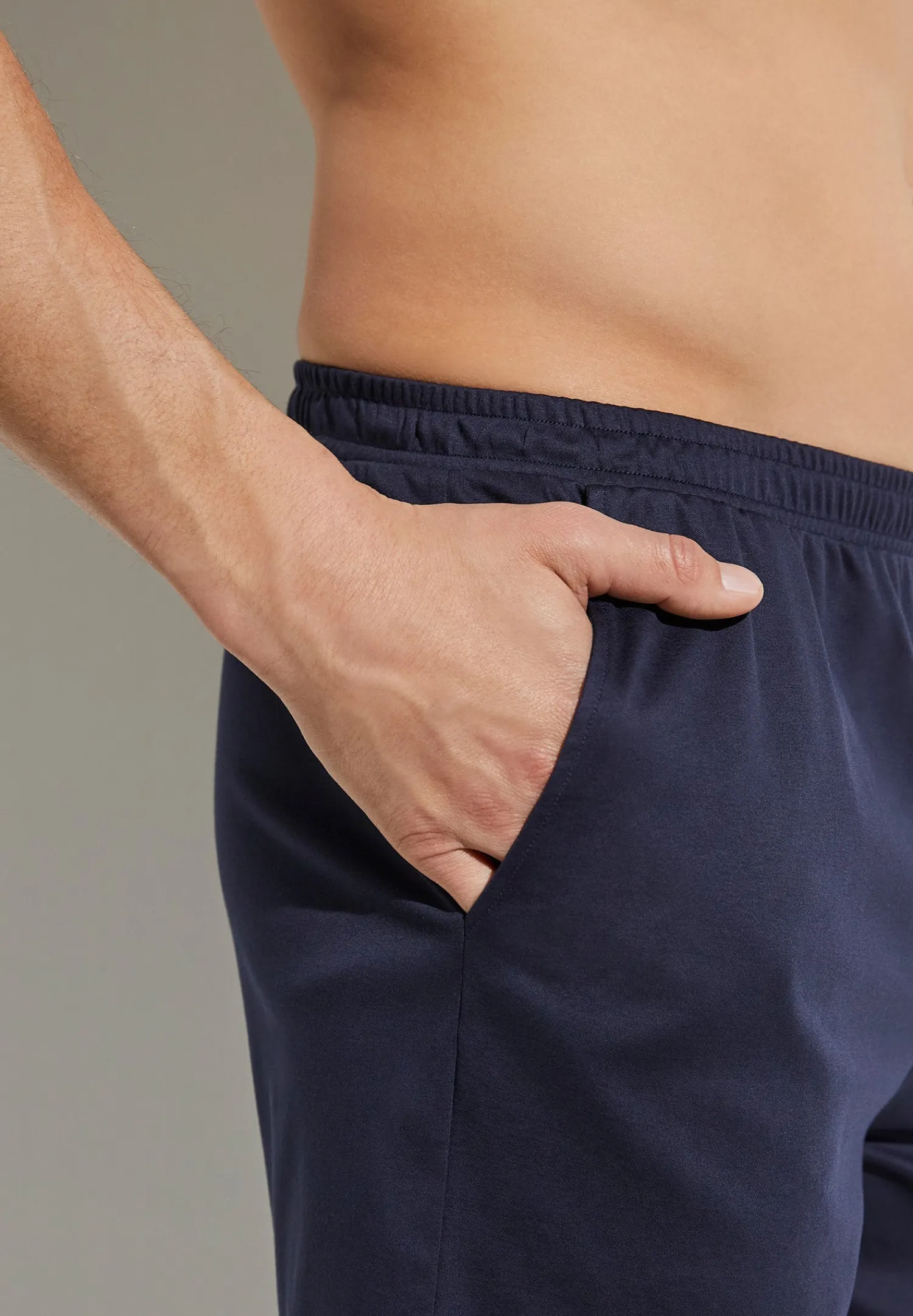 Supreme Green Cotton|Pantalons-Zimmerli Supreme Green CottonPantalon court - navy