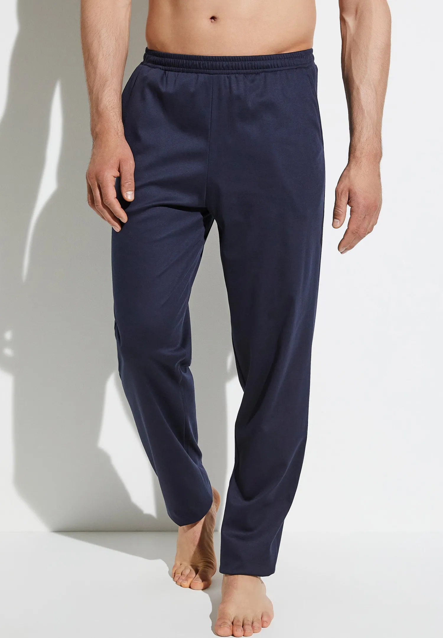 Supreme Green Cotton|Pantalons-Zimmerli Supreme Green CottonPantalon - navy
