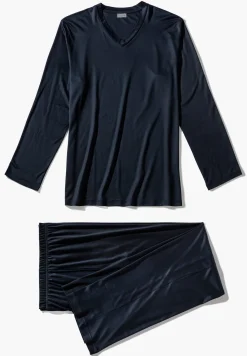 Pyjamas-Zimmerli Sustainable LuxuryPyjama longues - twilight blue