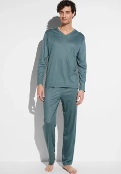 Pyjamas-Zimmerli Sustainable LuxuryPyjama longues - jade