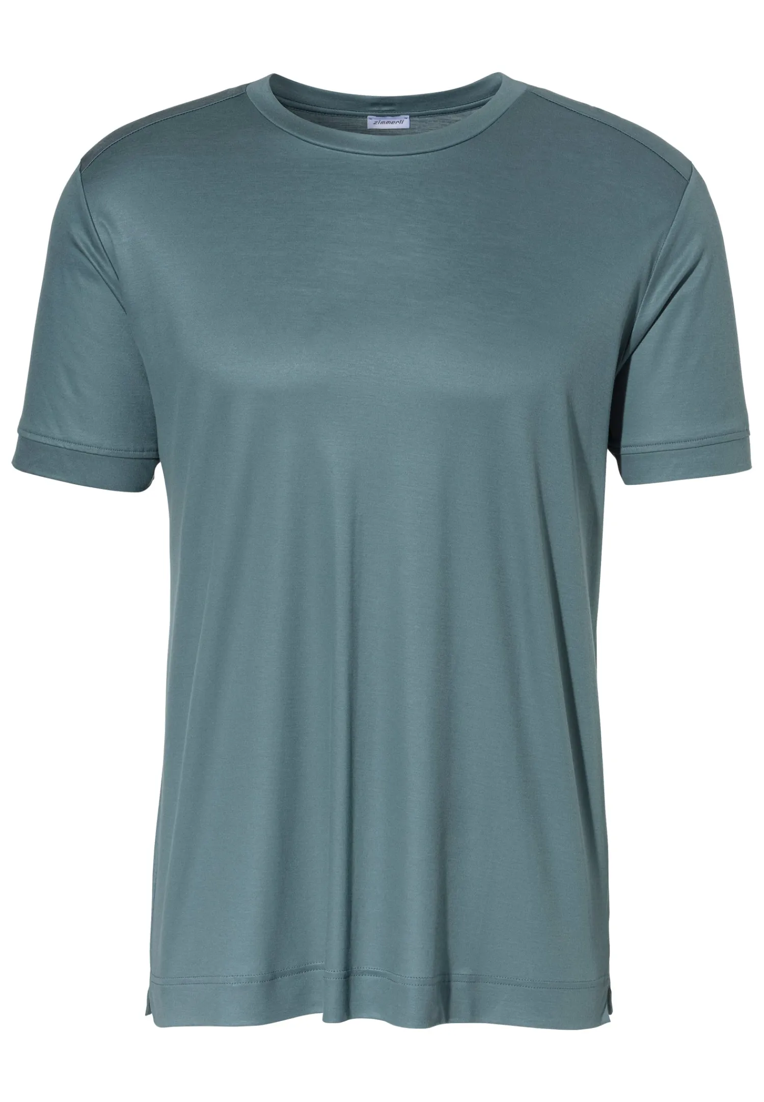 T-Shirts|T-Shirts-Zimmerli Sustainable LuxuryT-Shirt à manches courtes - jade