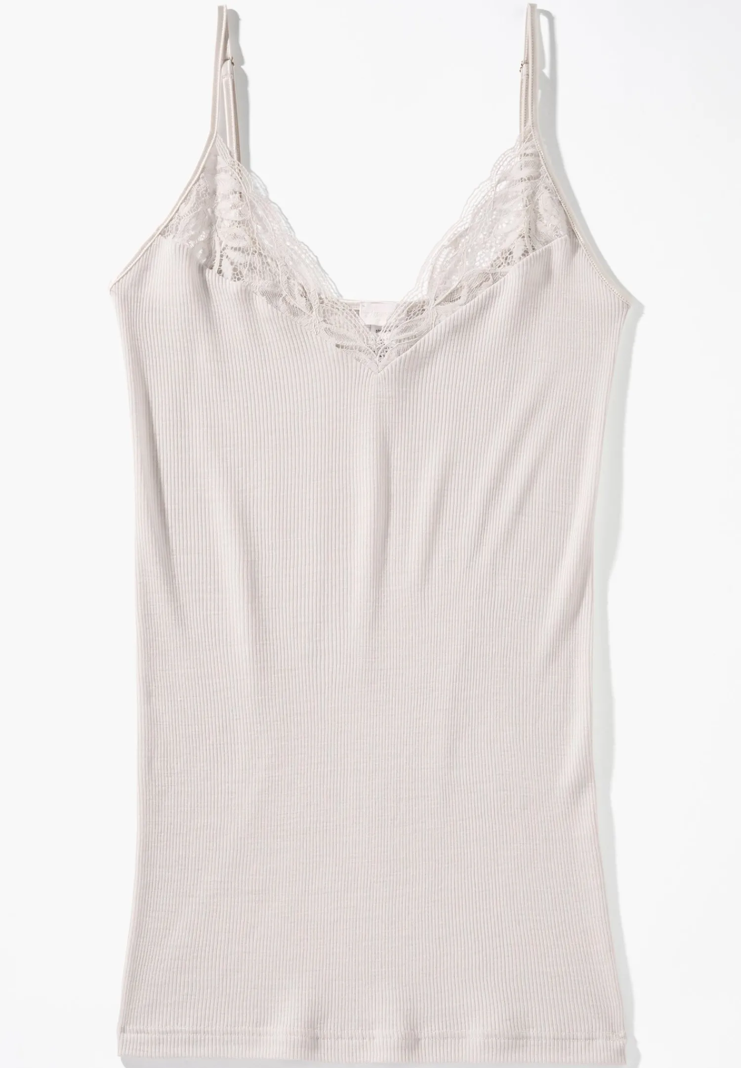 Wool & Silk|Tops Spaghettis-Zimmerli Wool & SilkCaraco fines bretelles - dove