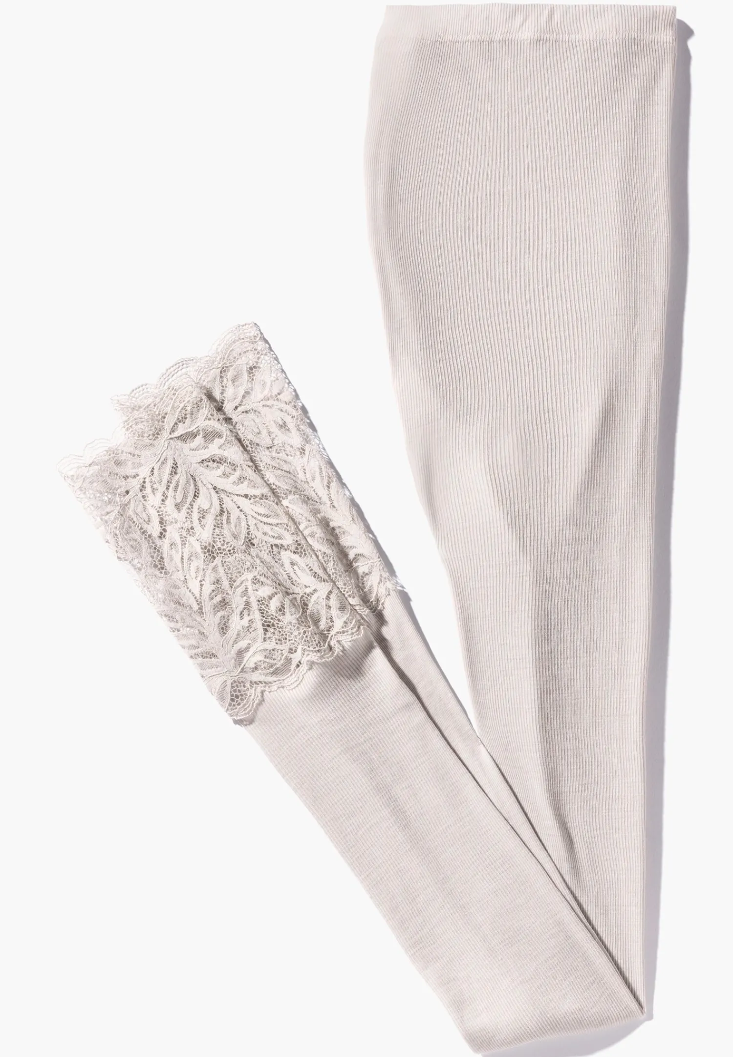 Wool & Silk|Leggings-Zimmerli Wool & SilkLeggings - dove