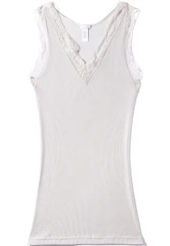 Wool & Silk|Tops-Zimmerli Wool & SilkTop - dove