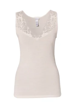 Wool & Silk|Tops-Zimmerli Wool & SilkTop - dove
