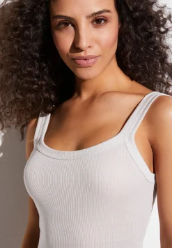 Wool & Silk|Tops-Zimmerli Wool & SilkTop - dove