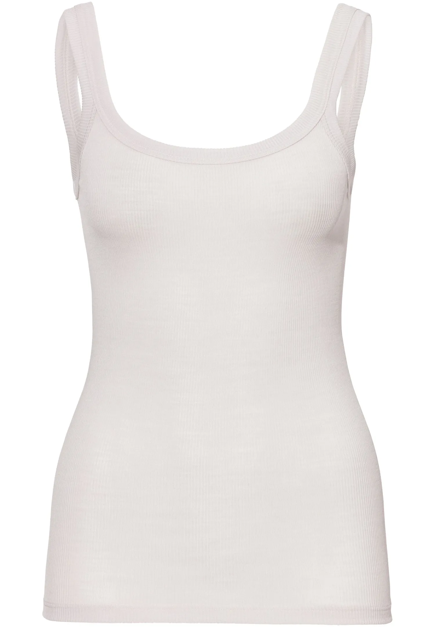 Wool & Silk|Tops-Zimmerli Wool & SilkTop - dove