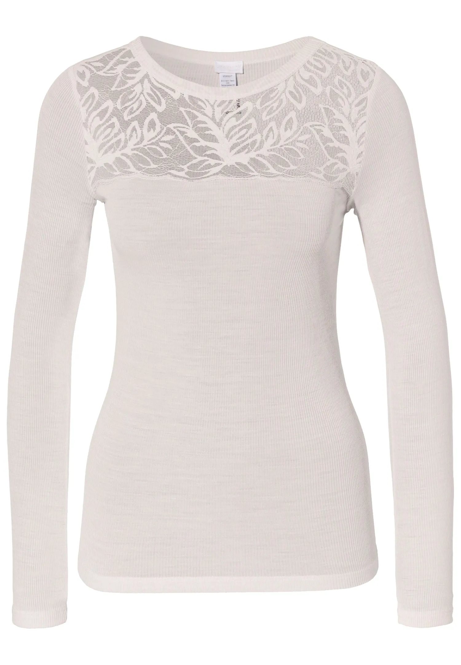 Wool & Silk|T-Shirts À Manches Longues-Zimmerli Wool & SilkT-Shirt à manches longues - dove