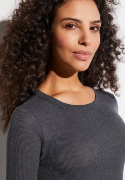 Wool & Silk|T-Shirts À Manches Longues-Zimmerli Wool & SilkT-Shirt à manches longues - anthrazit