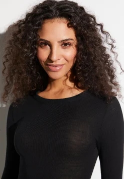 Wool & Silk|T-Shirts À Manches Longues-Zimmerli Wool & SilkT-Shirt à manches longues - black