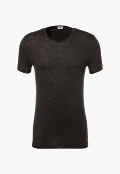 Wool & Silk|T-Shirts-Zimmerli Wool & SilkT-Shirt à manches courtes - charcoal
